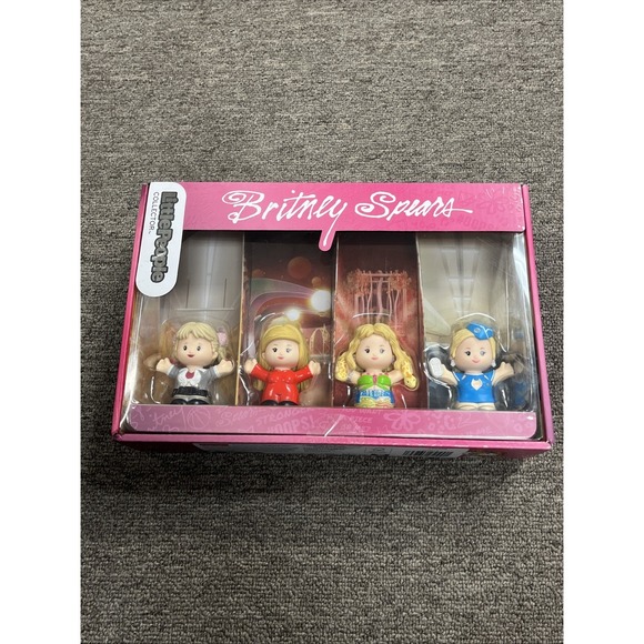 Fisher-Price Little People Collector Britney Spears Figures - 4pk (New/ Sealed)